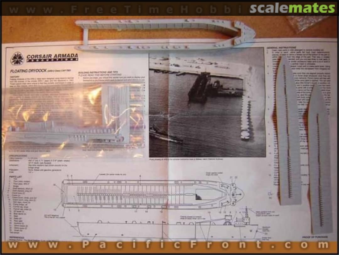 Boxart USN Floating Drydock ARD-2 Class CAP7003 Corsair Armada Boxart USN Floating Drydock ARD-2 Class CAP7003 Corsair Armada