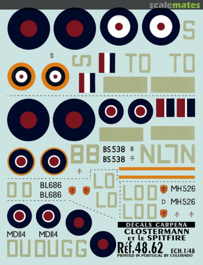 Boxart Clostermann & The Spitfire 48.62 Carpena Boxart Clostermann & The Spitfire 48.62 Carpena