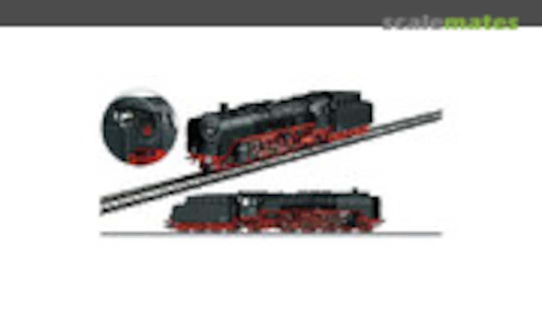 German anniversary express steam locomotive BR 01 with tender &amp; Wood Case, DB (Sound decoder) (Märklin 39007)