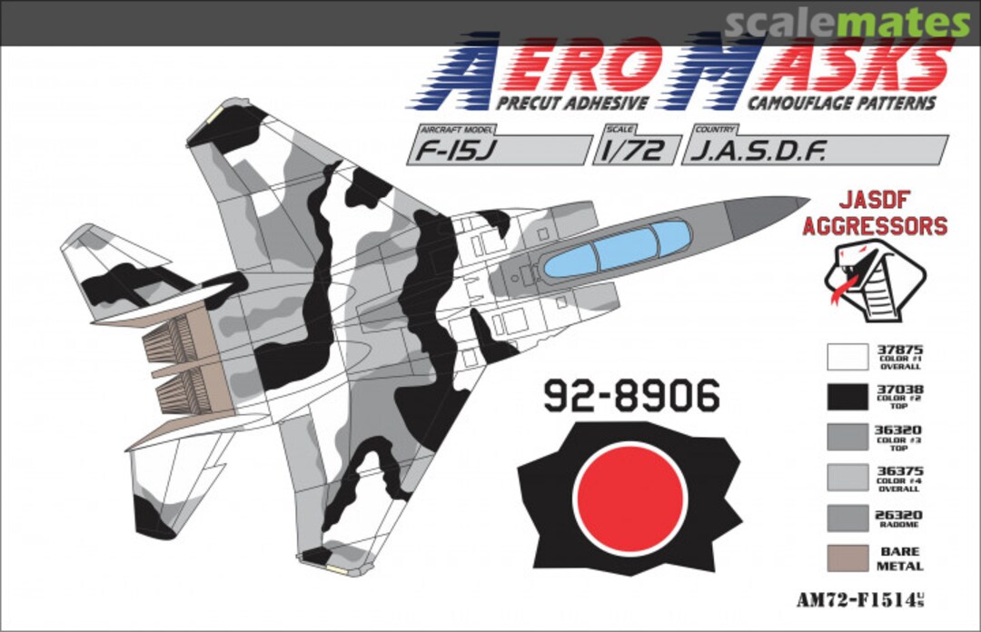 Boxart F-15J JASDF Aggressors 92-8906 AM72-F1514 AeroMasks Boxart F-15J JASDF Aggressors 92-8906 AM72-F1514 AeroMasks