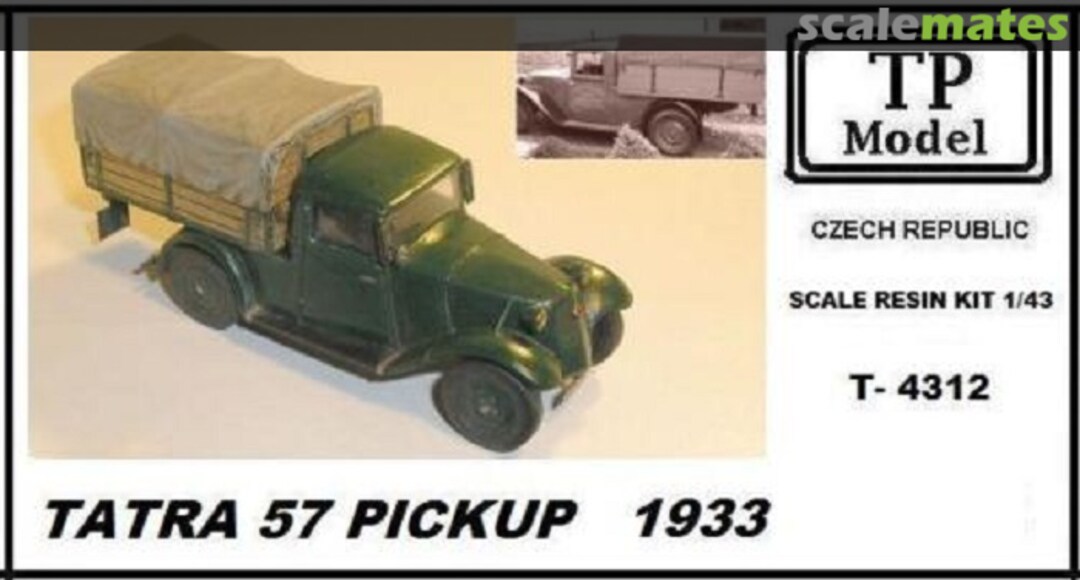 Boxart Tatra 57 Pick-up T-4312 TP Model Boxart Tatra 57 Pick-up T-4312 TP Model