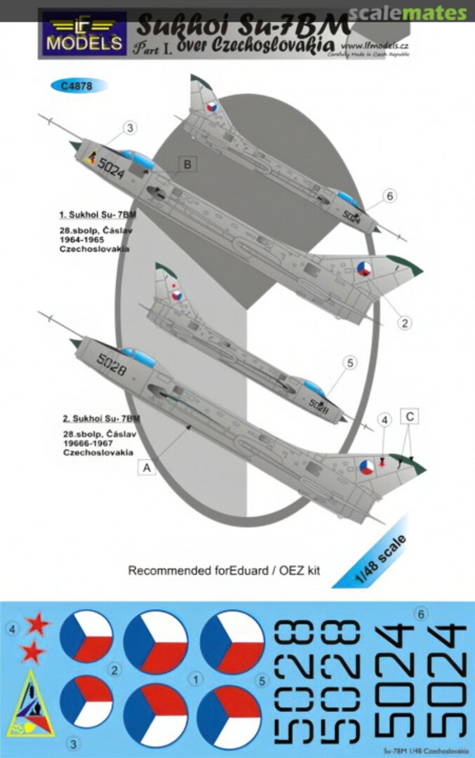 Boxart Sukhoi Su-7BM over Czechoslovakia Part I C4878 LF Models Boxart Sukhoi Su-7BM over Czechoslovakia Part I C4878 LF Models