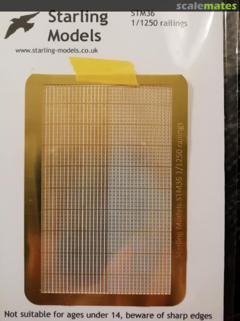 Boxart Railings STM36 Starling Models Boxart Railings STM36 Starling Models