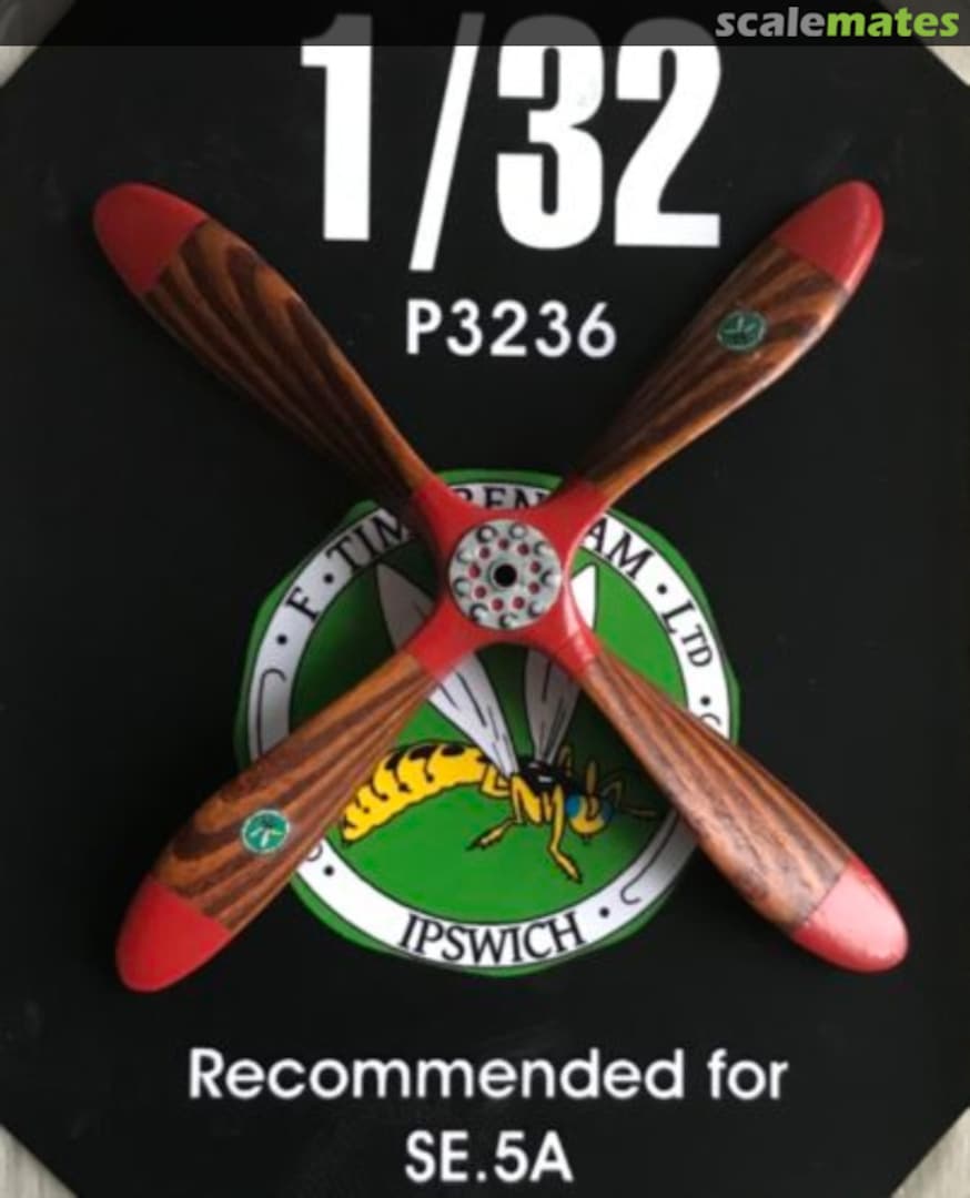 Boxart Tibbenham 4-blade propeller P3236 LF Models Boxart Tibbenham 4-blade propeller P3236 LF Models