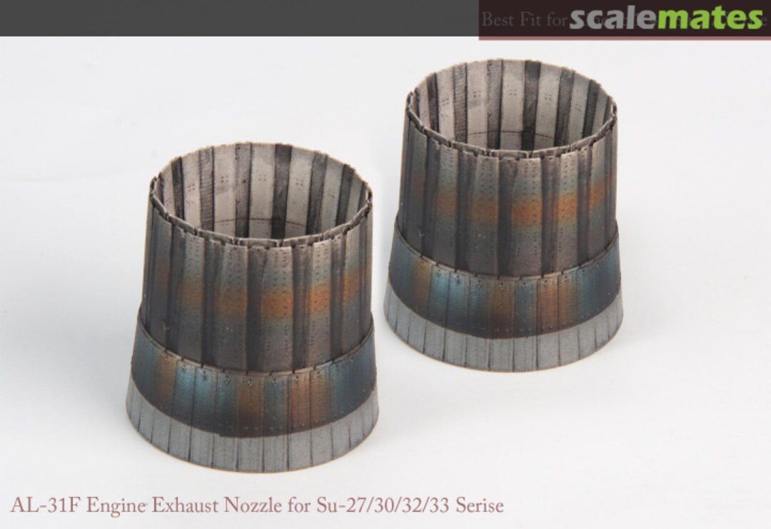 Boxart Su-27/30/33 exhaust nozzle set (Open) MA-48094 KA Models Boxart Su-27/30/33 exhaust nozzle set (Open) MA-48094 KA Models