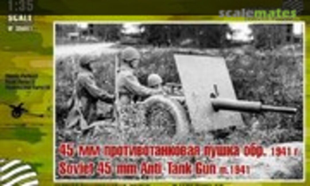 1:35 Soviet 45 mm Anti-tank Gun m. 1941 (Zebrano 35001) 35001
