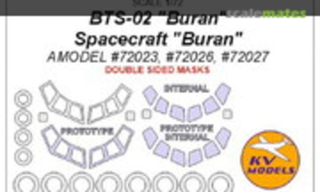 1:72 BTS-02 "Buran" / Spacecraft "Buran" (KV Models 72577-1) 72577-1