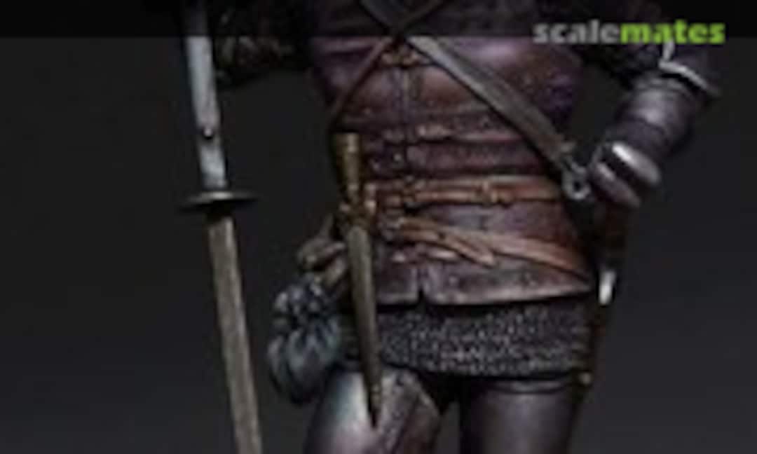 75mm Medieval European man-at-arms XVcentury (Mercury Models MM-7502) MM-7502