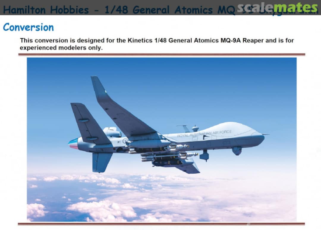 Boxart General Atomics MQ-9B Skyguardian Conversion Hamilton Hobbies Boxart General Atomics MQ-9B Skyguardian Conversion Hamilton Hobbies