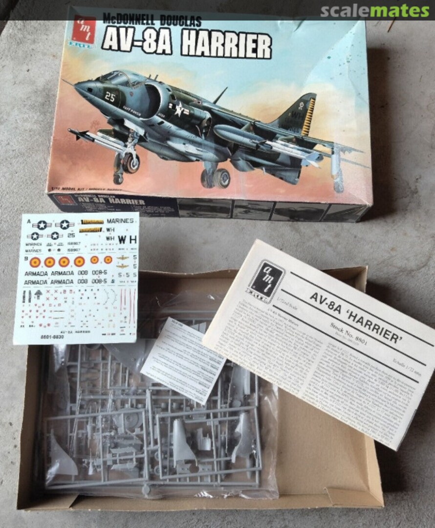 Contents McDonnell Douglas AV-8A Harrier 8801 AMT/ERTL Contents McDonnell Douglas AV-8A Harrier 8801 AMT/ERTL