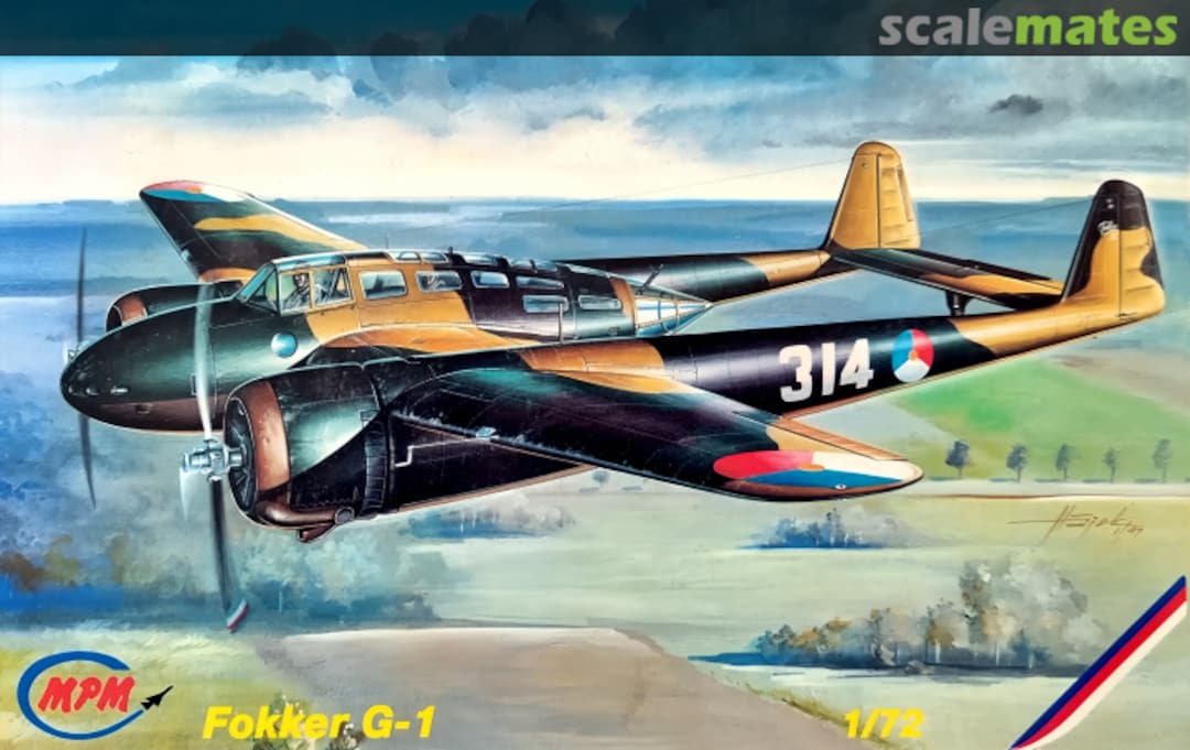 Boxart Fokker G-1 72034 MPM Production Boxart Fokker G-1 72034 MPM Production