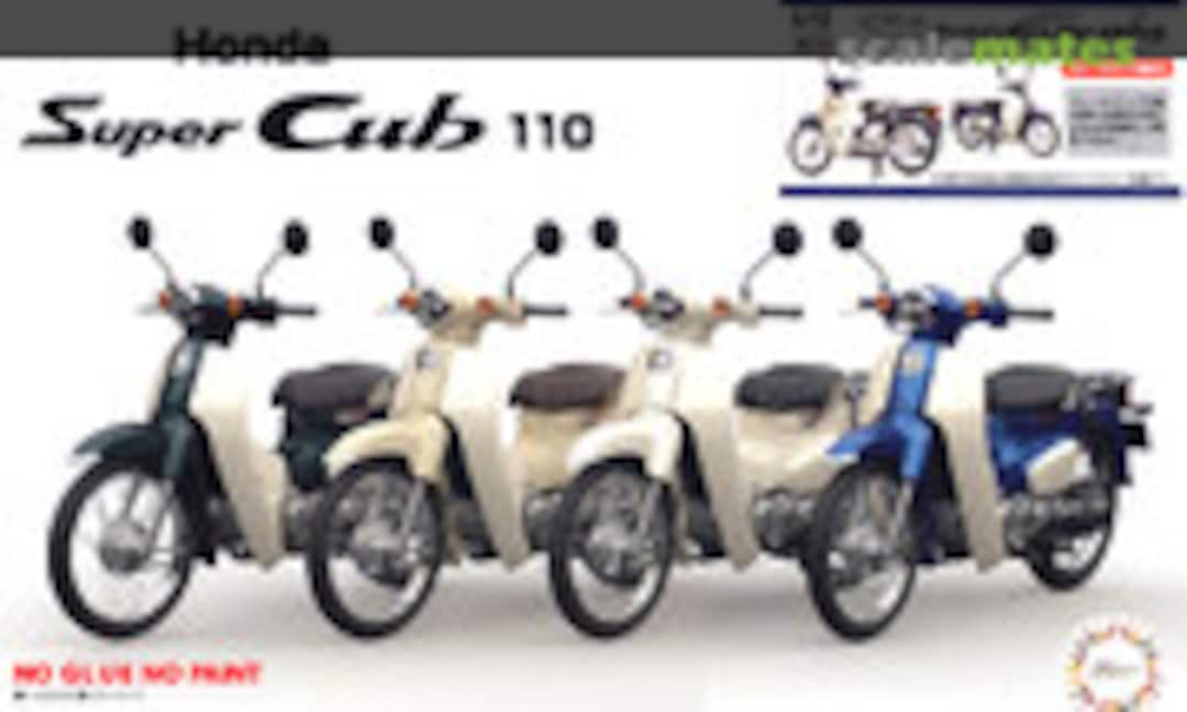 1:12 Honda Super Cub 110 (Urbane Denim Blue Metallic) (Fujimi 14196) 14196