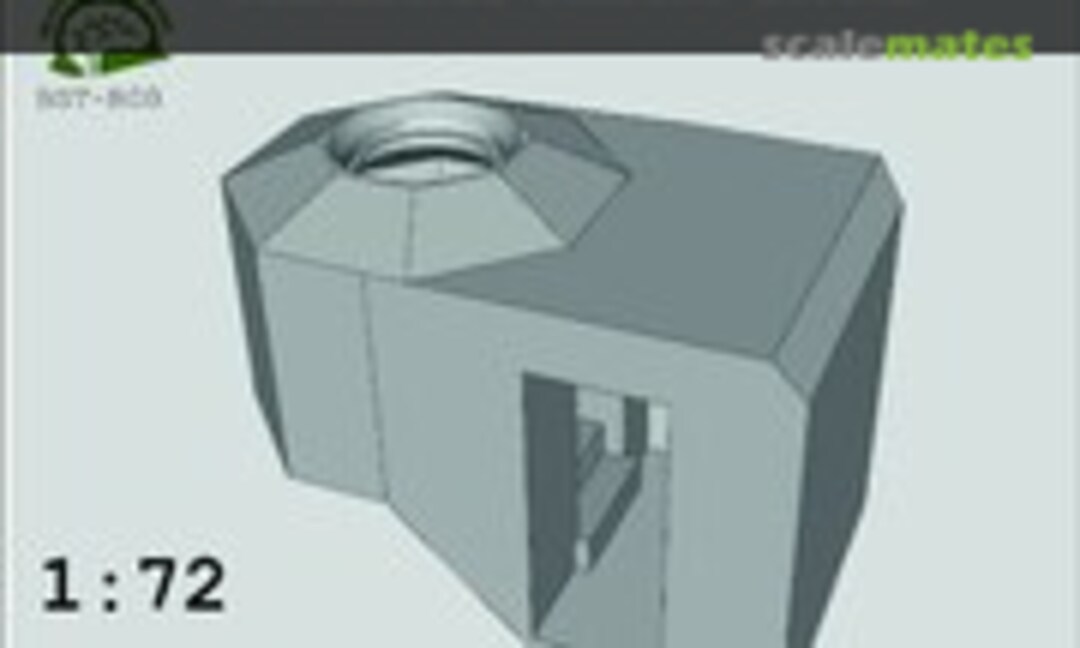 1:72 Ringstand Bauform 58c Tobruk (Brainstorm Troopers BST-B008)