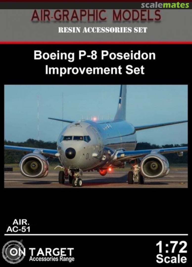 Boxart P-8A Poseidon MRA.1 Improvement Set AC-510 Air-Graphics Models Boxart P-8A Poseidon MRA.1 Improvement Set AC-510 Air-Graphics Models