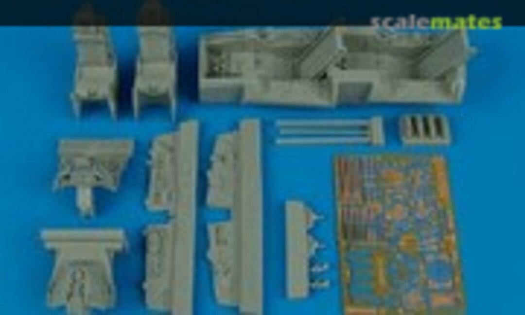 1:48 F-16B MLU Fighting Falcon cockpit set (Aires 4428)