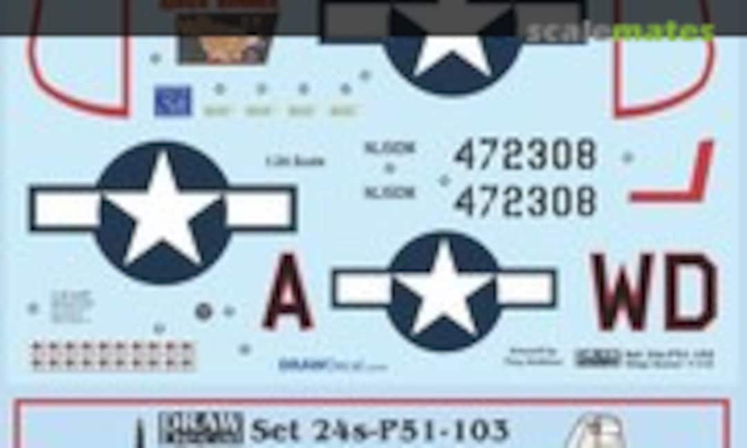 1:24 “Ridge Runner III” P-51D (Draw Decal 24-P51-103) 24-P51-103