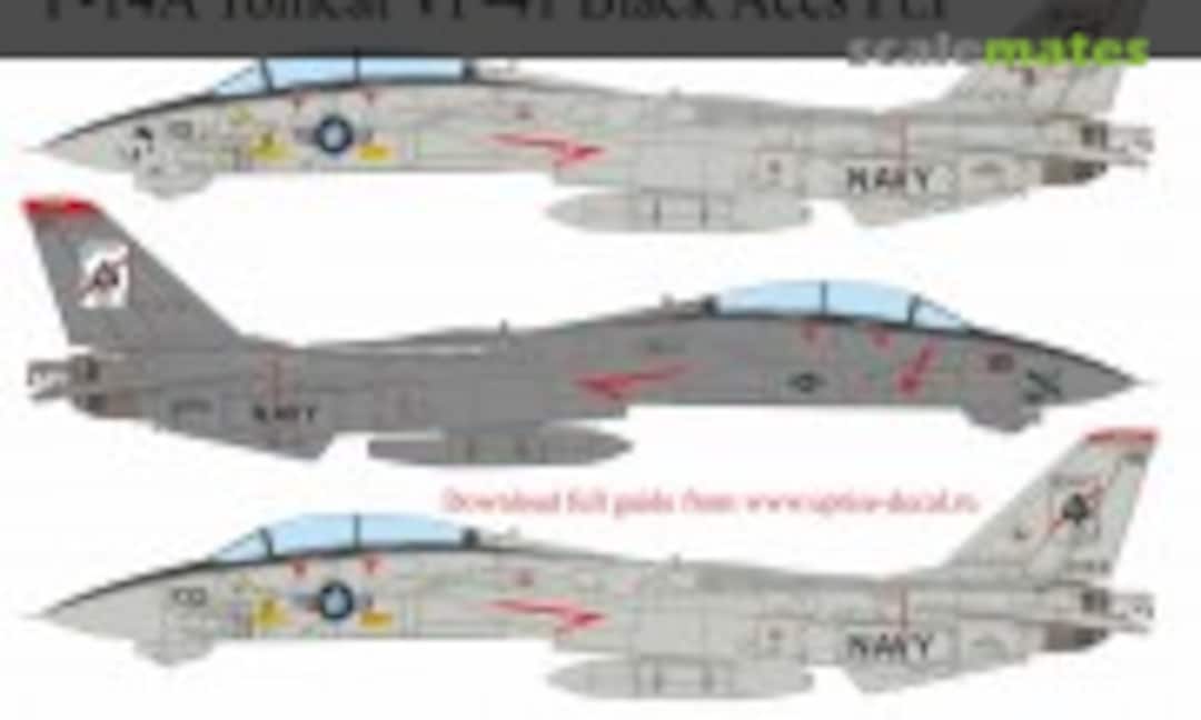 1:144 F-14A Tomcat VF-41 Black Aces Pt.I. FFA (Film Free Ability) (UpRise Decal UR144286) UR144286