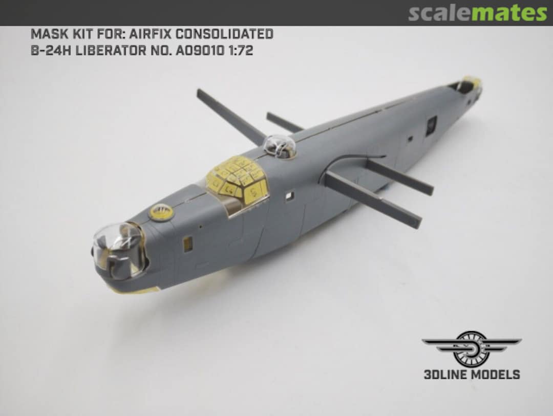 Boxart Consolidated B-24H Liberator MA01018 3D Line Models Boxart Consolidated B-24H Liberator MA01018 3D Line Models