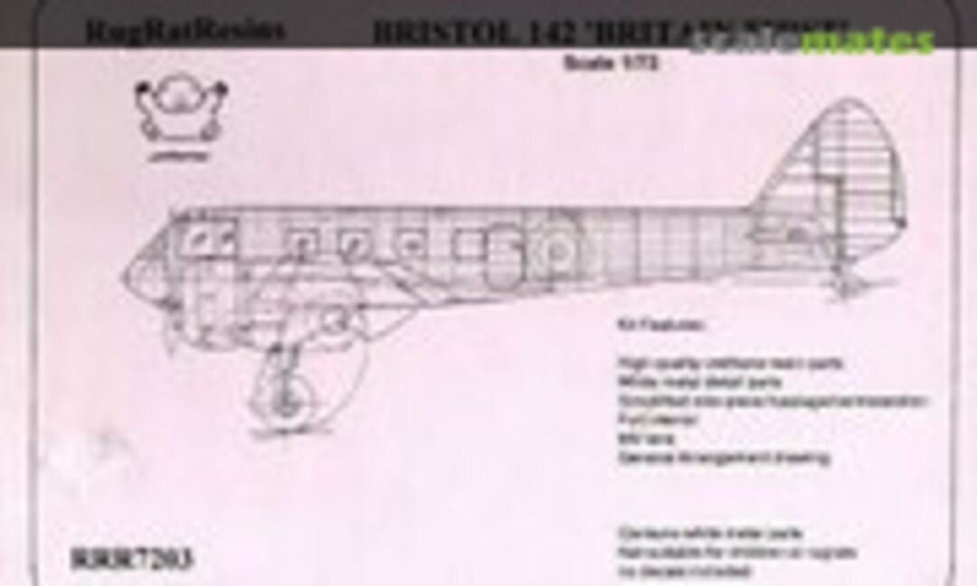1:72 Bristol 142 (RugRatResins RRR7203) RRR7203