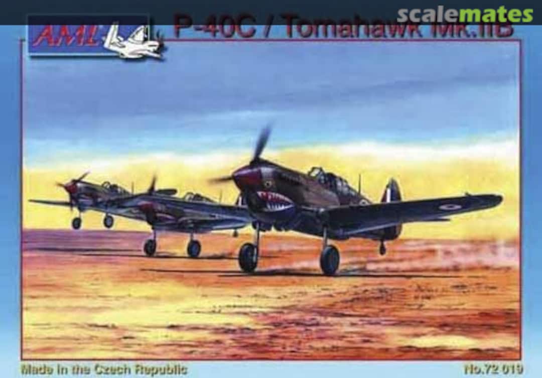 Boxart P-40C / Tomahawk Mk.IIB 72019 AML Boxart P-40C / Tomahawk Mk.IIB 72019 AML