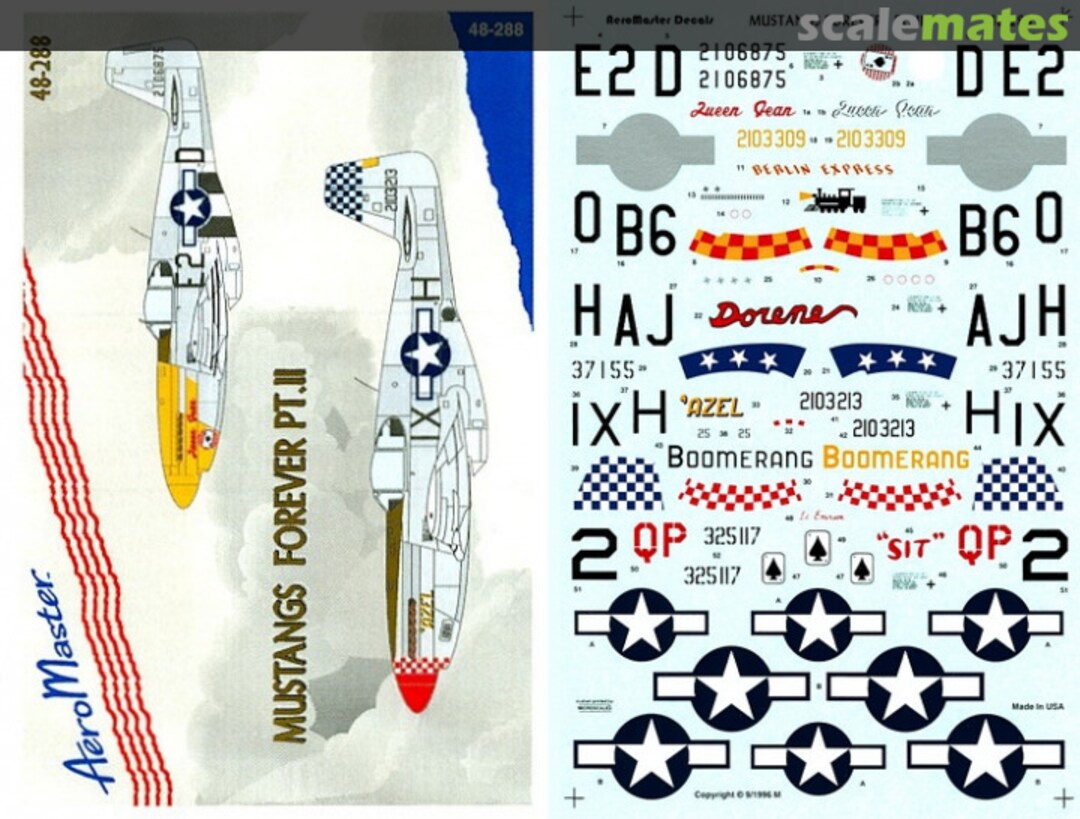 Boxart Mustangs Forever Pt.II 48-288 AeroMaster Boxart Mustangs Forever Pt.II 48-288 AeroMaster