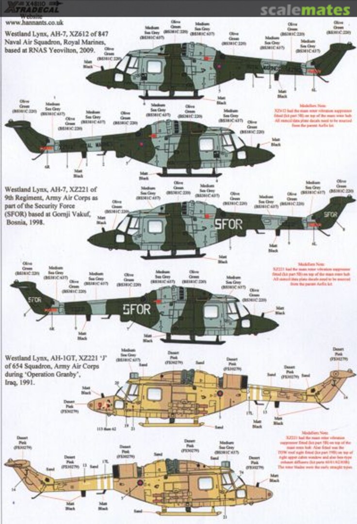 Boxart Westland Lynx Pt 1 X48-110 Xtradecal Boxart Westland Lynx Pt 1 X48-110 Xtradecal