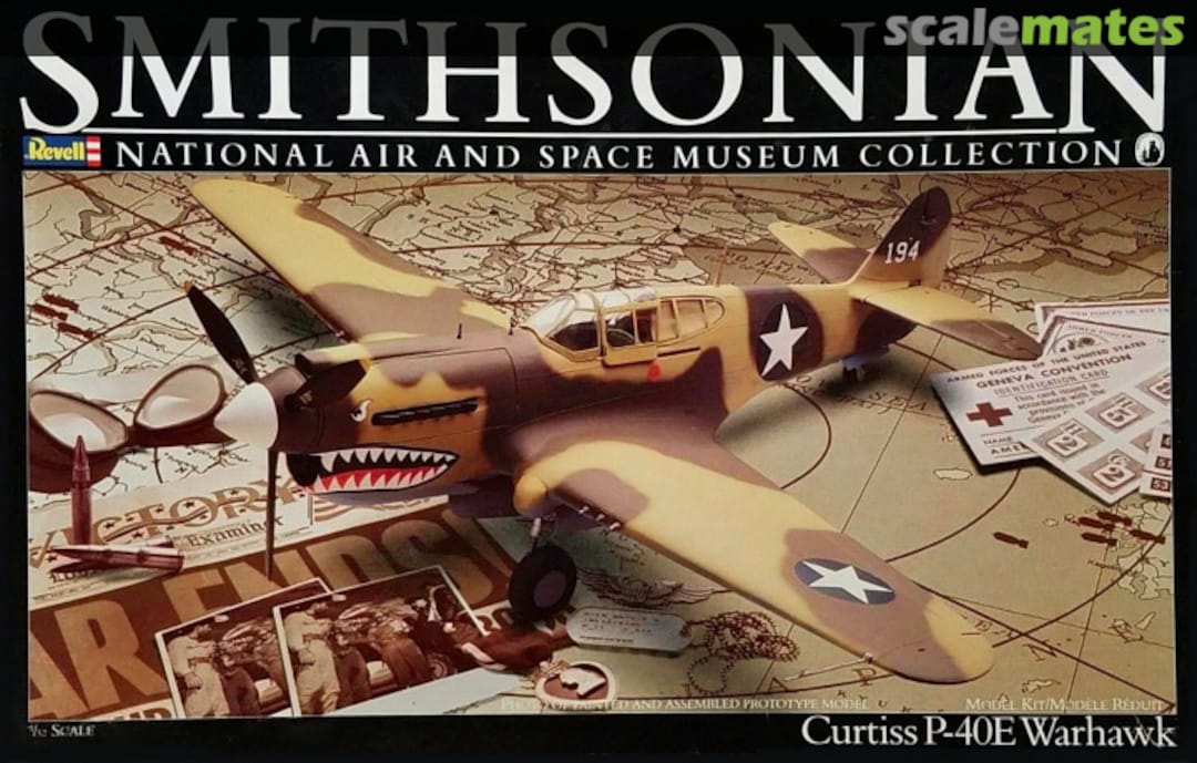 Boxart Curtiss P-40E Warhawk 4450 Revell Boxart Curtiss P-40E Warhawk 4450 Revell