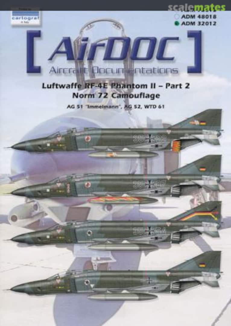 Boxart Luftwaffe RF-4E Phantom II - Part 2 ADM32012 AirDOC Boxart Luftwaffe RF-4E Phantom II - Part 2 ADM32012 AirDOC
