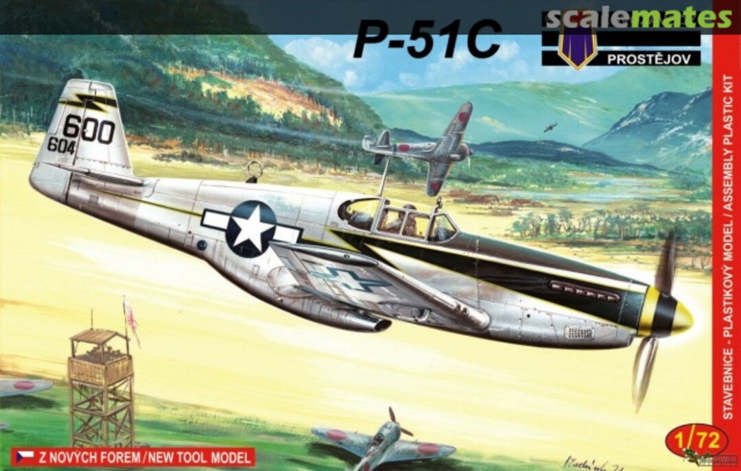 Boxart P-51C KPM0033 Kovozávody Prostějov Boxart P-51C KPM0033 Kovozávody Prostějov