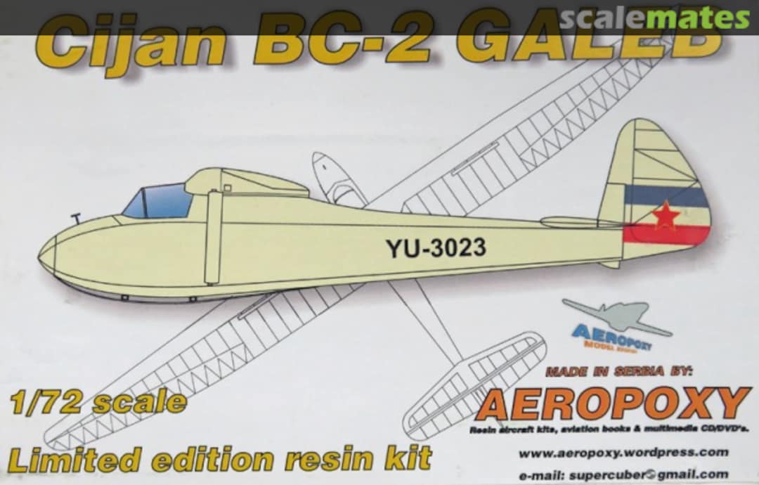 Boxart Cijan BC-2 Galeb  Aeropoxy