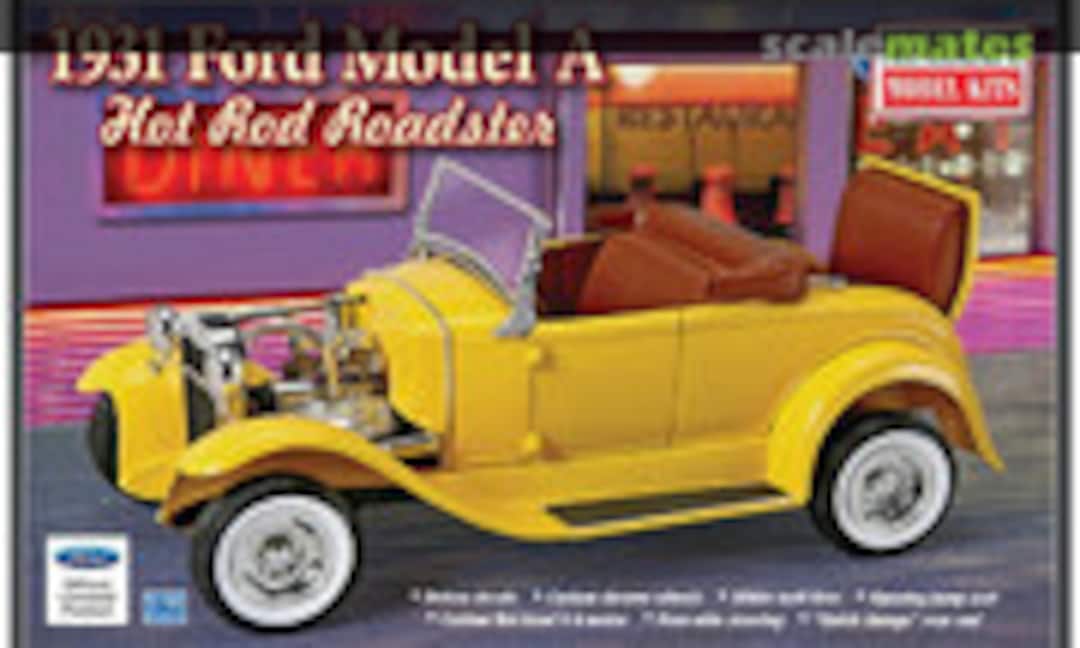 1:16 1931 Ford Model A Hot Rod Roadster (Minicraft Model Kits 11240)
