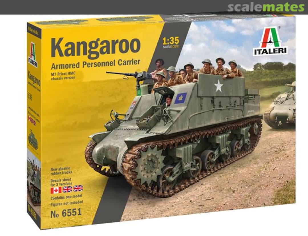 Boxart Priest Kangaroo APC 6551 Italeri Boxart Priest Kangaroo APC 6551 Italeri