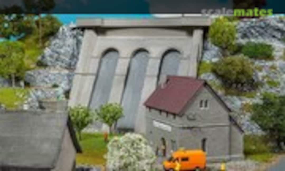 Power station with dam (Faller 130943)