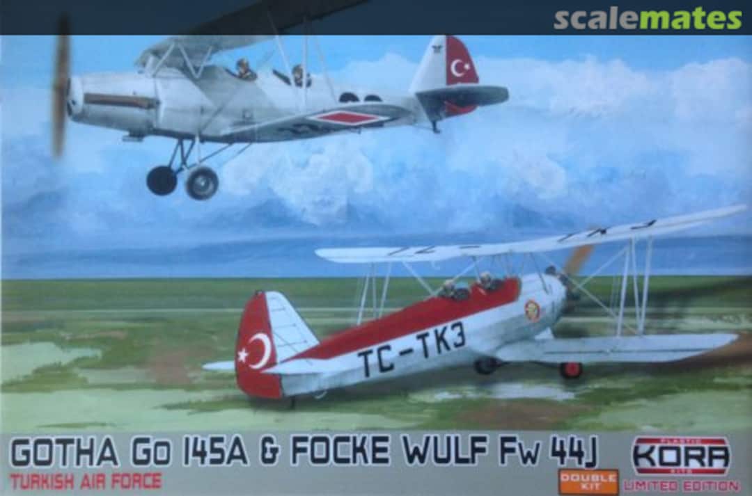 Boxart Gotha Go 145A & Focke Wulf Fw 44J KPK72064 Kora Models Boxart Gotha Go 145A & Focke Wulf Fw 44J KPK72064 Kora Models