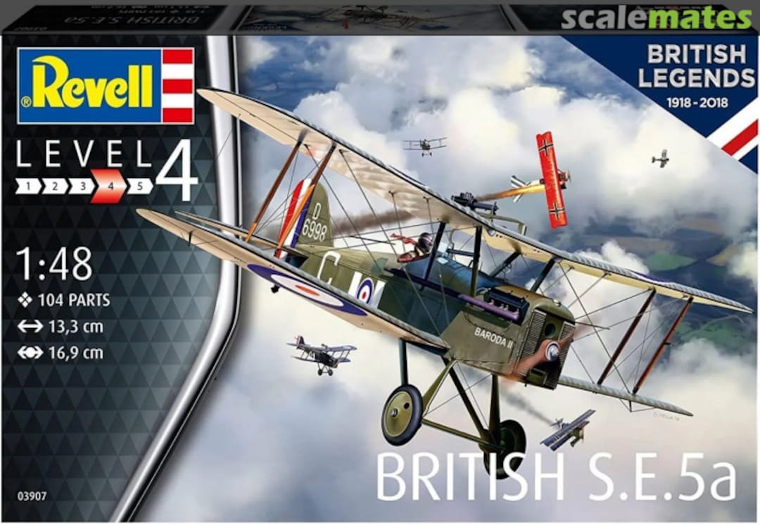Boxart British S.E.5a 03907 Revell