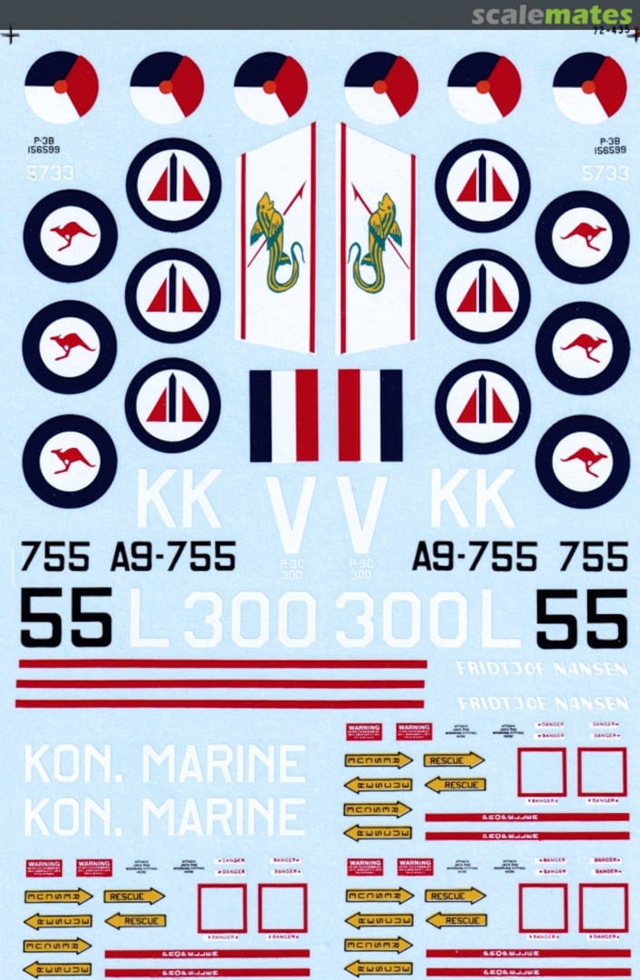 Boxart P-3B/C Orions 72-435 SuperScale International Boxart P-3B/C Orions 72-435 SuperScale International