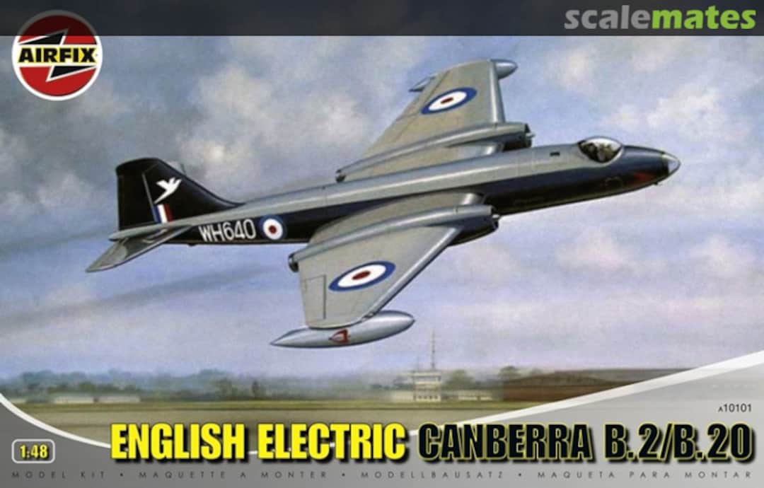 Boxart English Electric Canberra B.2/B.20/B.62/B(I)6 A10101 Airfix