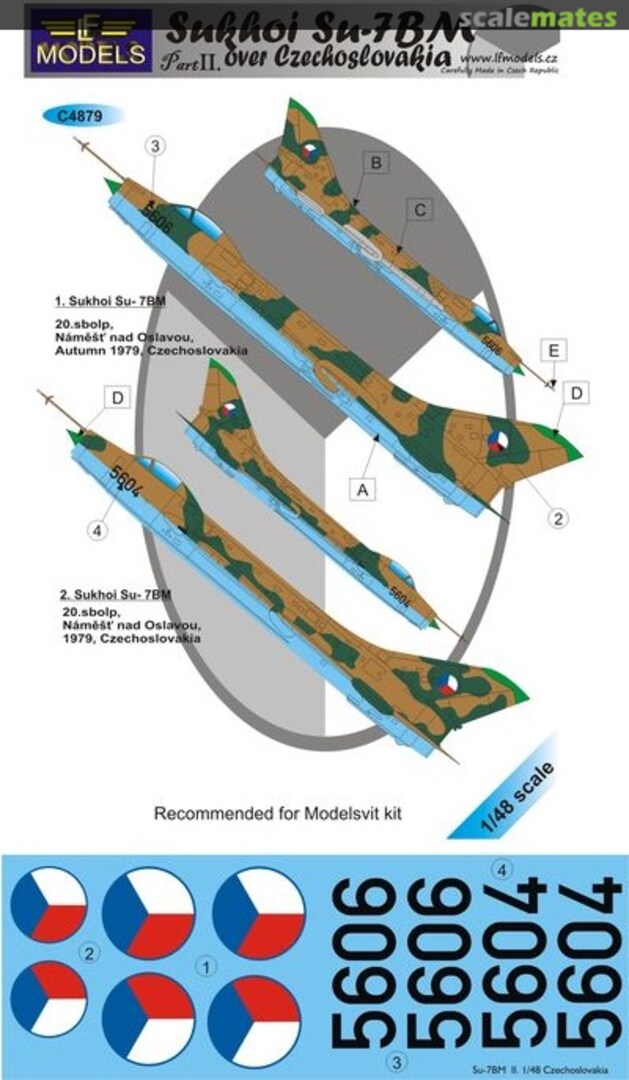 Boxart Sukhoi Su-7BM over Czechoslovakia Part II C4879 LF Models