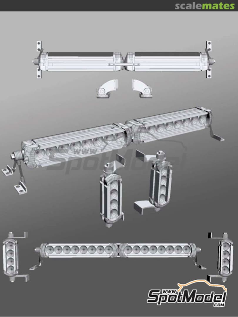 Boxart Leds Rally Lamps - Type A DAB24-004 D.A.B. Models Boxart Leds Rally Lamps - Type A DAB24-004 D.A.B. Models