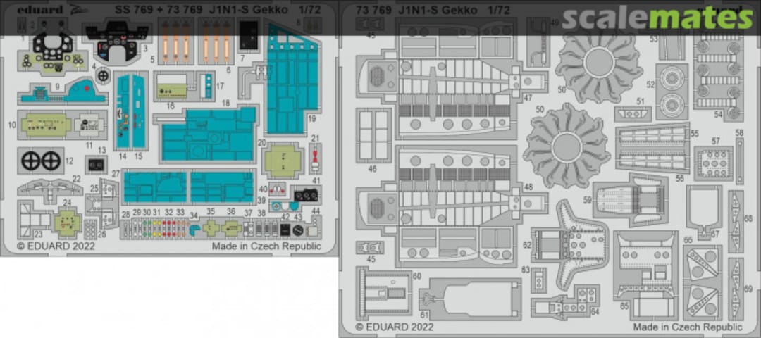 Boxart J1N1-S Gekko 73769 Eduard Boxart J1N1-S Gekko 73769 Eduard