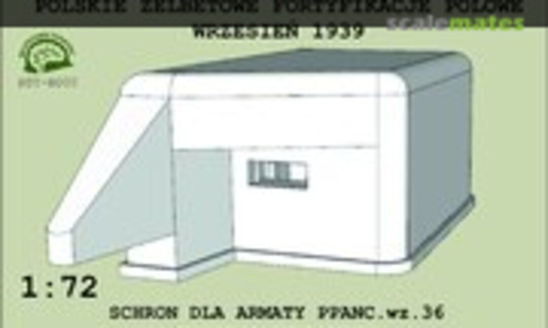 1:72 Schron dla armaty ppanc wz.36 (Brainstorm Troopers BST-B006)