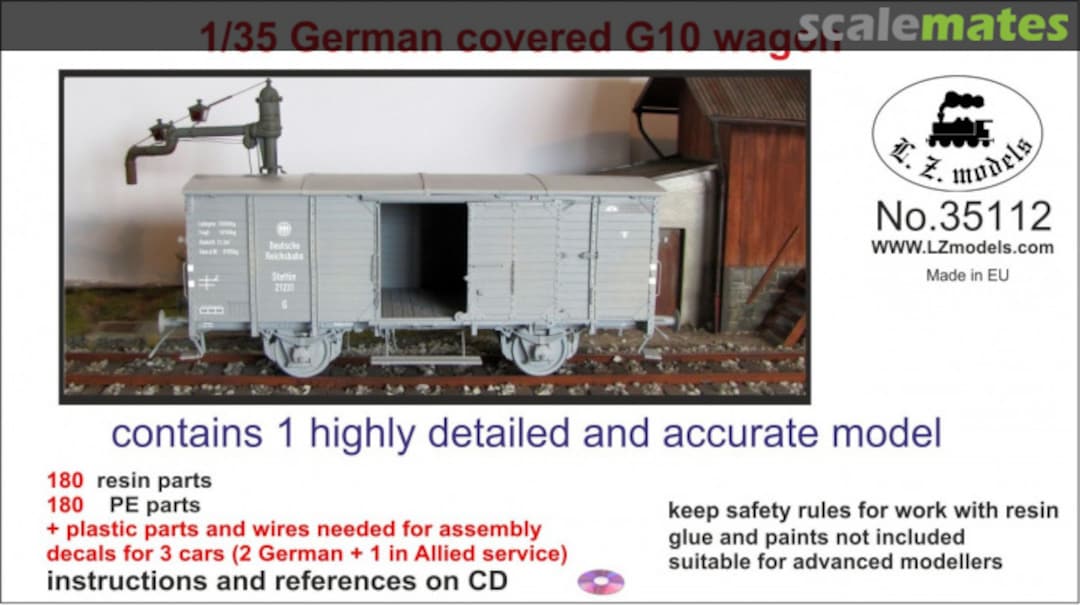 Boxart covered wagon G10 35112 L.Z. Models Boxart covered wagon G10 35112 L.Z. Models
