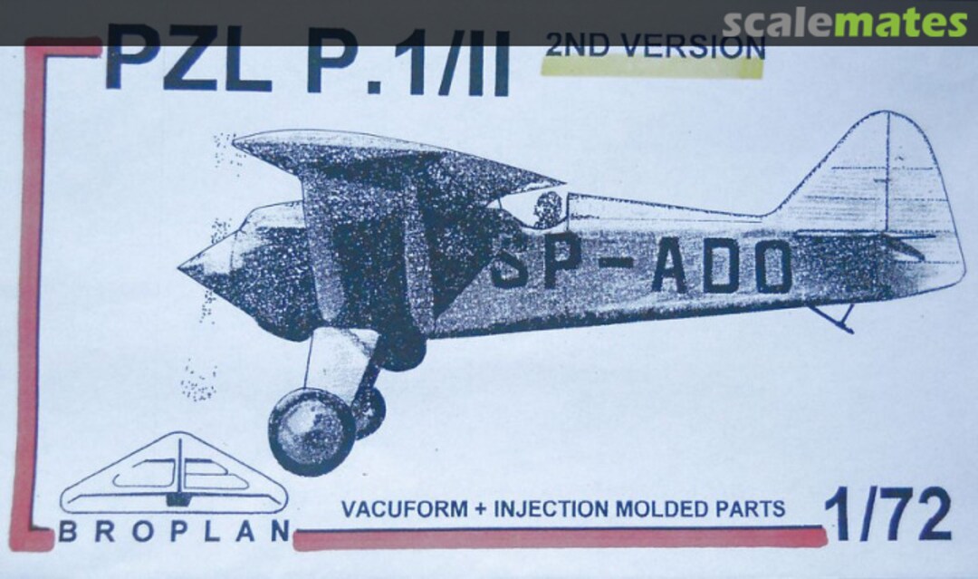 Boxart PZL P.1/II 2nd Version MS-49 Broplan Boxart PZL P.1/II 2nd Version MS-49 Broplan