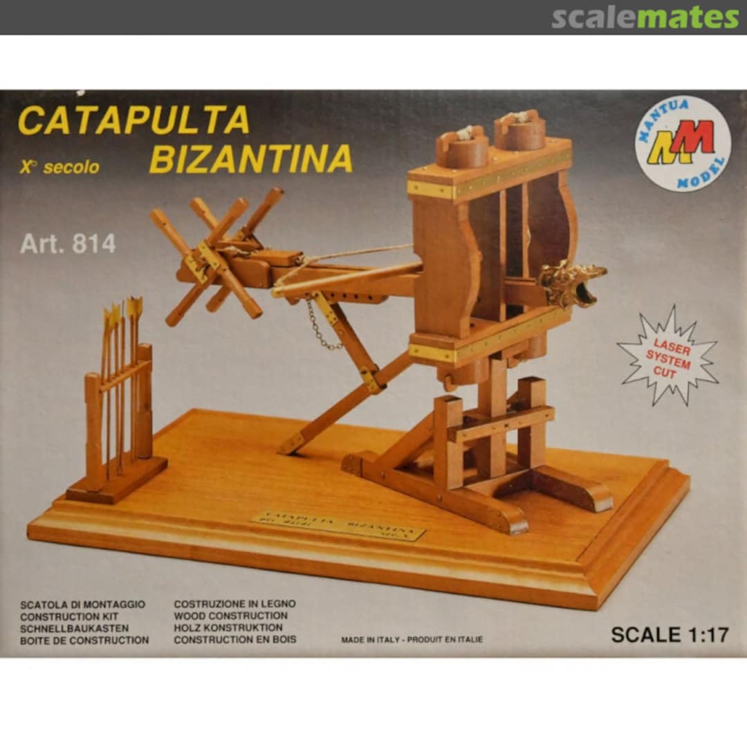 Boxart Catapulta Bizantina 814 Mantua Model Boxart Catapulta Bizantina 814 Mantua Model