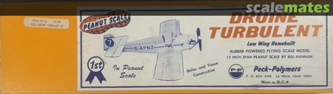 Boxart Druine Turbulent PP-3 Peck-Polymers Boxart Druine Turbulent PP-3 Peck-Polymers