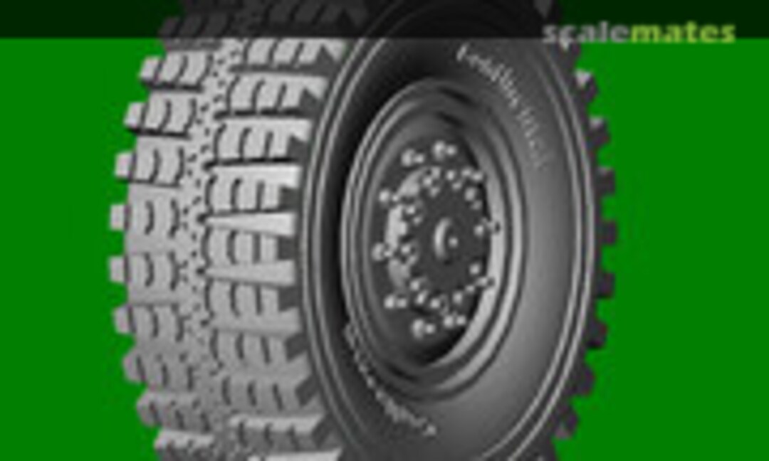 1:72 MAN 6x4 wheels "Continental" tyre (REV) (Tracks & Troops TT038) TT038