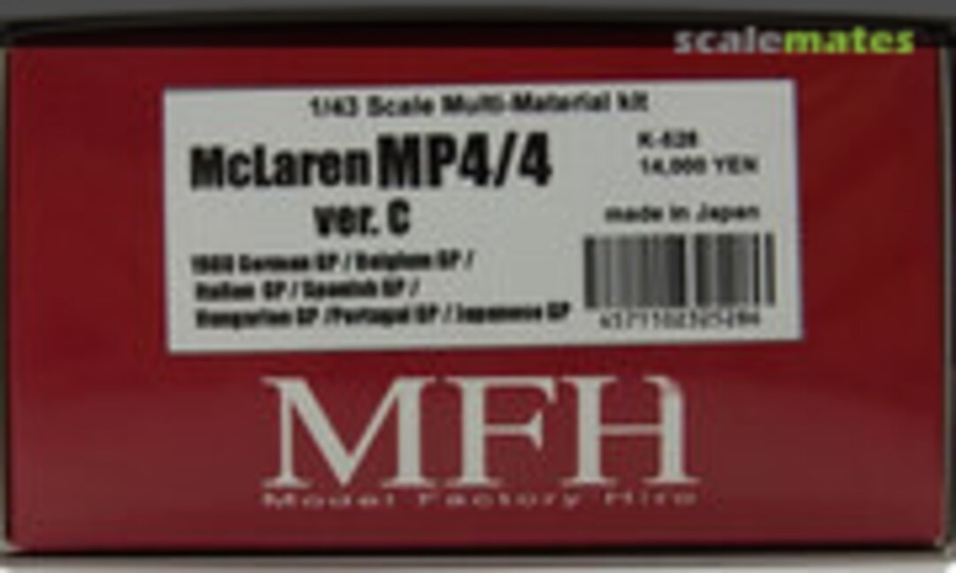 1:43 McLaren MP4/4 (Model Factory Hiro K-528)