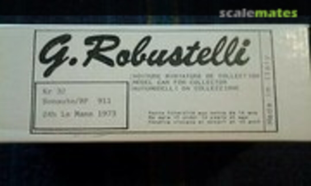 Porsche 911 Carrera RSR &quot;BP&quot; (G. Robustelli Kr 32)