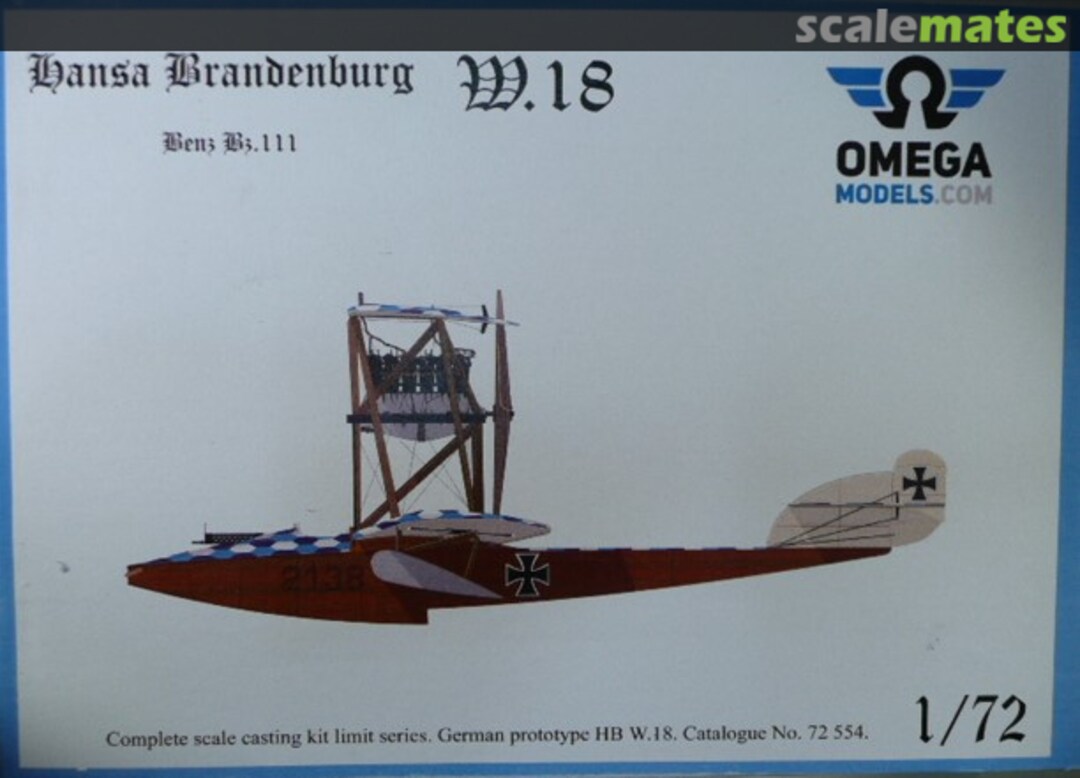 Boxart Hansa Brandenburg W.18 72554 Omega Models Boxart Hansa Brandenburg W.18 72554 Omega Models
