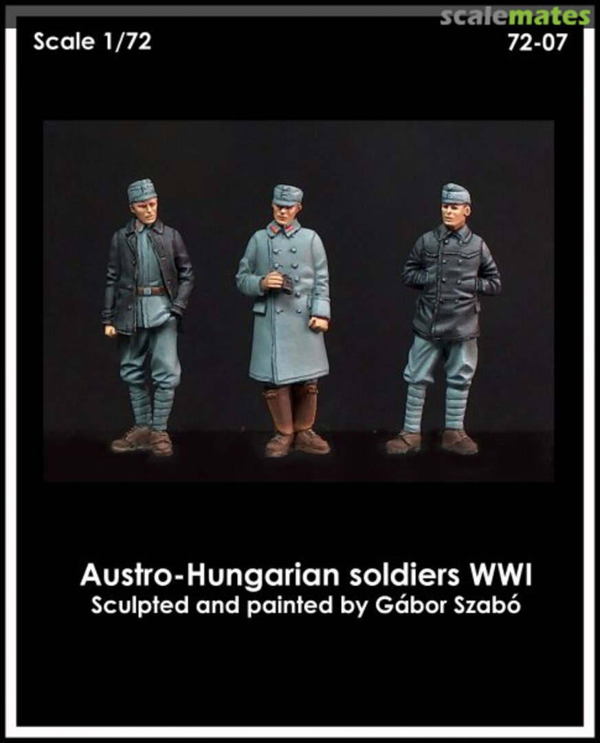 Boxart Austro - Hungarian Soldiers WWI 72-07 Black Army Modells Boxart Austro - Hungarian Soldiers WWI 72-07 Black Army Modells